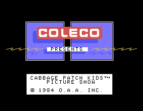 Cabbage Patch Kids Picture Show Title Screen